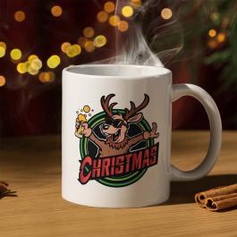 Christmas Reindeer Beer Vector Design - Cre8iveskill