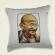 Gandhi Portrait Embroidery Design Cushion