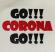 Go Corona Go Embroidery Design