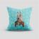 Horse Embroidery Cushion Mock Up