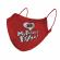 Embroidery Design: My Heart Is You Mask Mock Up