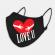 Mask Vector Art : Love You Heart