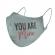 Mask Embroidery Design: You Are Mine