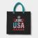 Embroidery Designs 4Th July USA Tote Bag Mock Up