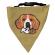Embroidery Design: Cute Face Dog Scarf Mock Up