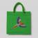 Multicolor Parrot Tote Bag Embroidery Design Mock Up