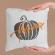 Pumpkin Halloween Cushion Embroidery Design Mock Up