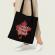 Thanksgiving leave embroidery design tote bag mockup