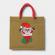 Santa Claus Embroidery Design Tote Bag Mockup