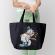 Snowman pooping Embroidery Tote Bag Design Mockup