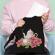 Floral Teapot Embroidery Tote Bag Design Mockup