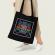 Embroidery Design Ghost Art Tote Bag Mock Up