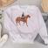 Horse Riding Embroidery Design T-Shirt Mock up |Cre8iveSkill