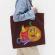 Happy Pumpkin Embroidery Design Tote Bag Mock up | Cre8iveSkill