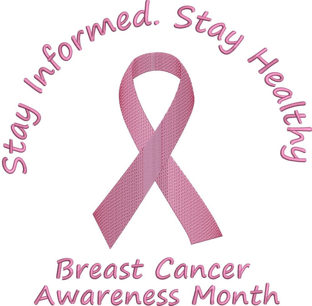 Pink Ribbons Cancer Awareness - Stitchery X-Press