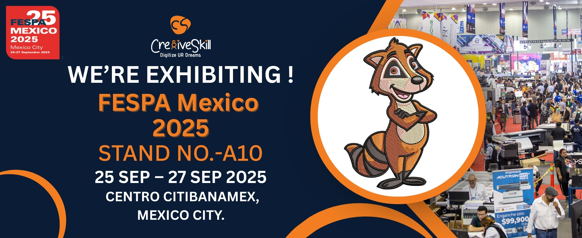 Cre8iveSkill Exhibiting at FESPA Mexico 2025