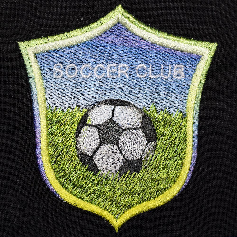 Soccer patch Coloreel design at Cre8iveskill