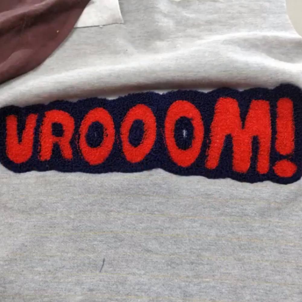 Chenille Embroidery patches How to Make Chain Stitch Embroidery