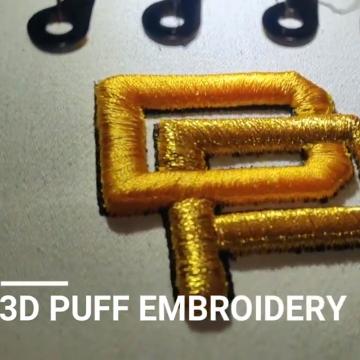 3d Puff Logo Embroidery By Cre8iveskill