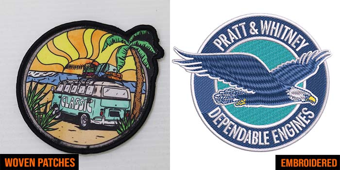 Embroidered Vs Woven Patches