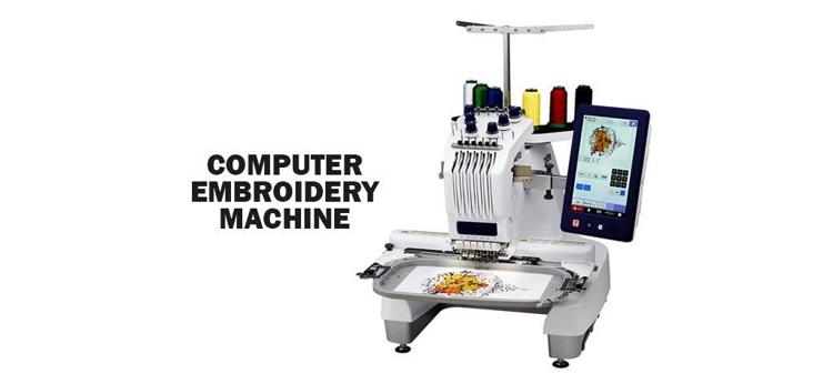 Computer embroidery machine