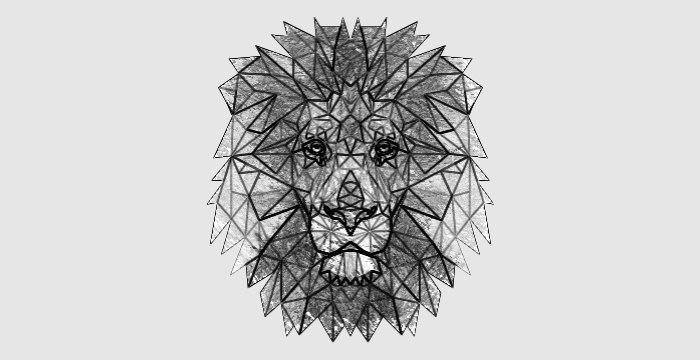 polygonal line art-cre8iveskill