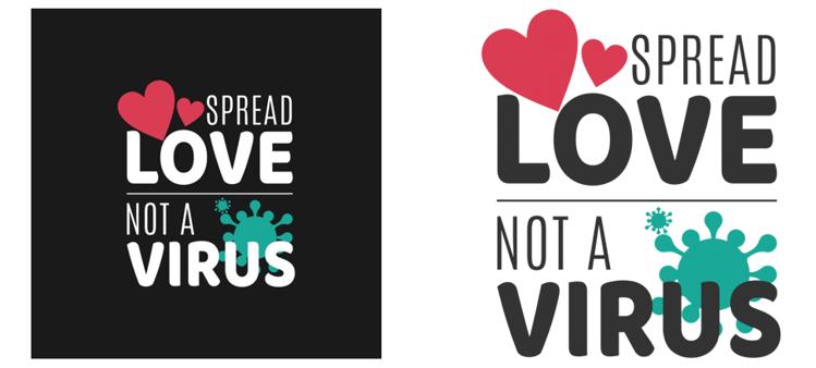 SPREAD LOVE NOTE VIRUS-VECTOR DESIGN